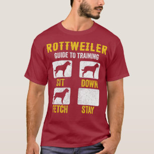 Guia Rottweiler Para Treinar Camisas Cão Pai Mãe
