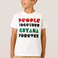 Guiana pessoas com camisetas para crianças