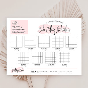 Guias de Corte de Bolo Quadrado 2x2" - Servições d