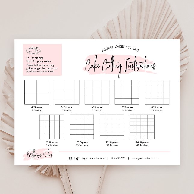Guias de Corte de Bolo Quadrado 2x2" - Servições d (Criador carregado)