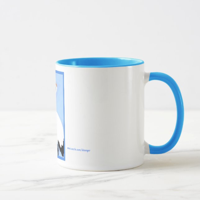 Guindaste que olha à esquerda - a caneca (Direita)