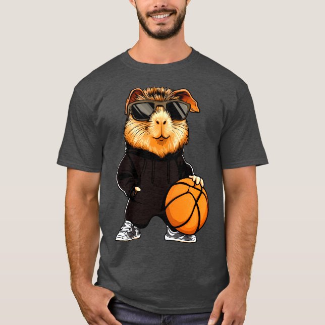 Guinea pig basketball T-Shirt (Frente)