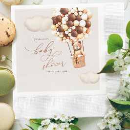 Guirlanda de Ursos Chás de Bebê Guardanapos de Pap