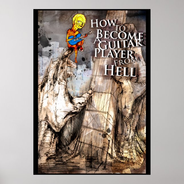 GUITAR HELL impressão (Frente)