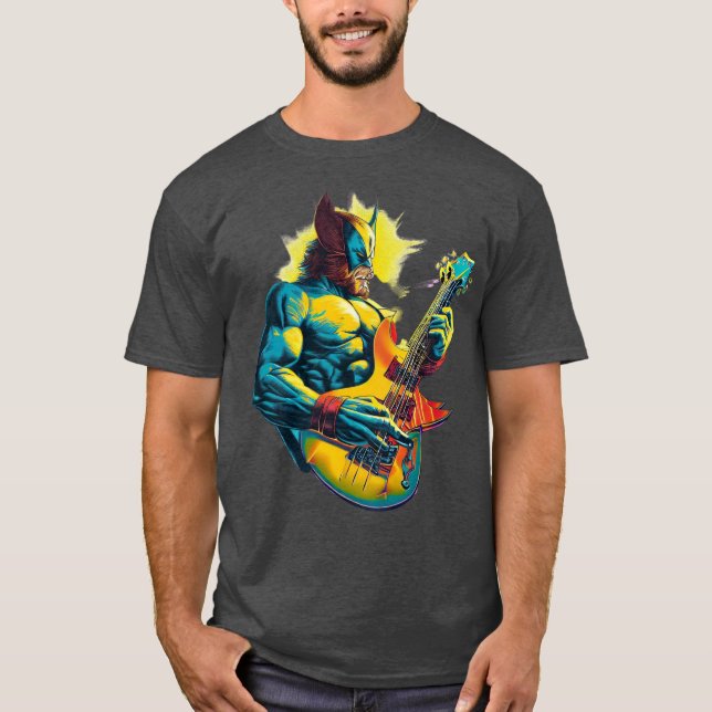 Guitar Hero Retro T-SHirt (Frente)