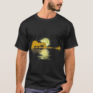 Guitar Lake Shadow Love Guitar T-Shirt
