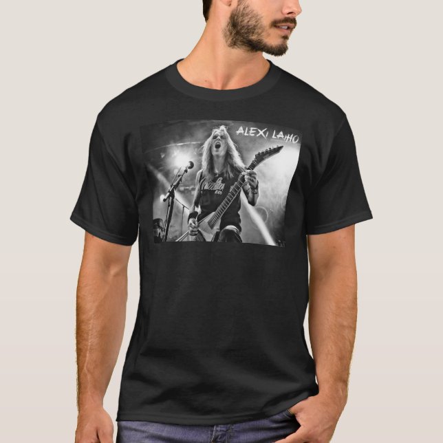 GUITAR LEGEND ALEXI LAIHO - T-Shirt essencial (Frente)