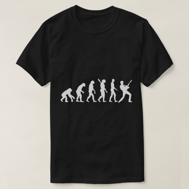 Guitar Player Evolution mackey Classic T-Shirt (Frente do Design)