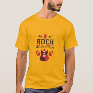 Guitar Rock Festival Mens T-Shirt