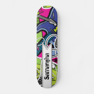Guitar Rock Music Comp Skateboard