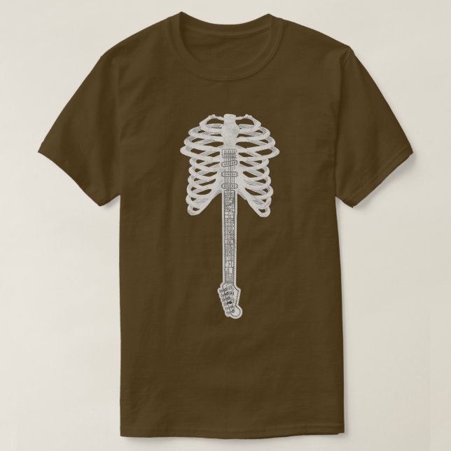 Guitar Skeleton T-Shirt (Frente do Design)