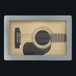Guitarra acústica<br><div class="desc">Umas seis fivelas de cinto clássica da guitarra acústica da corda</div>