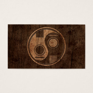 Guitarra acústicas Yin Yang com efeito de madeira