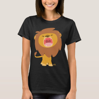 Guitarra de Cartoon de Leão, Gelada, Camiseta