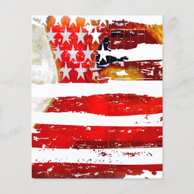 Guitarra e bandeira (Frente)