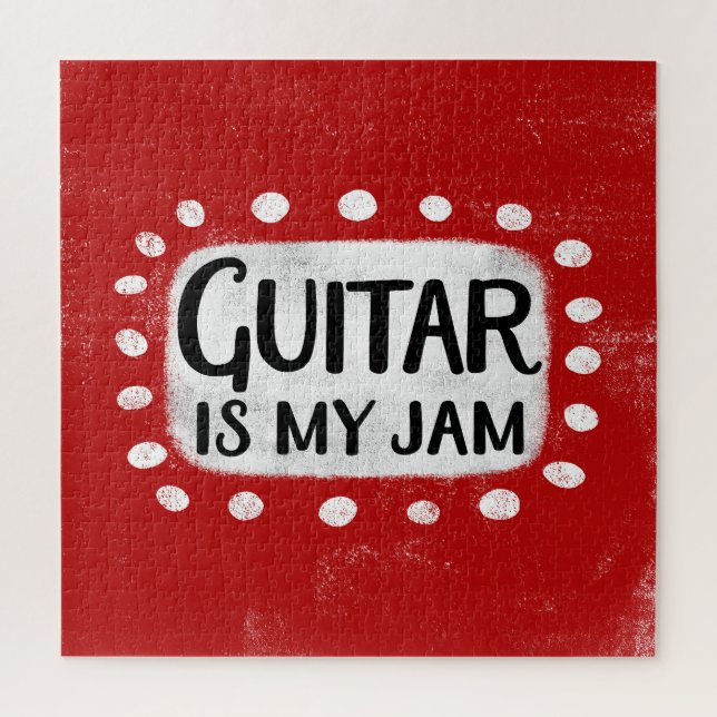 Guitarra é o meu Quebra-cabeça de Jam Jigsen (Vertical)