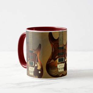 Guitarra ideal - canecas de café da benevolência
