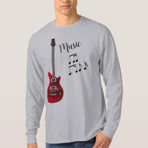 Guitarra Música Longa Folga Unisex T-Shirt