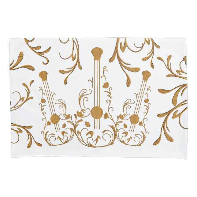 Guitarras de madeira roladas (Frente)