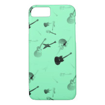 Guitars Rock Aqua Capas de iphone 1