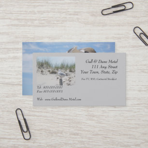 Gull no Cartão de visita de Posto