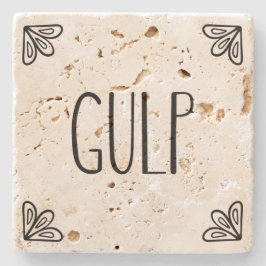 GULP - Porta copos de pedra