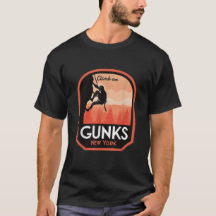 Gunks New York Rock Subindo na Camisa