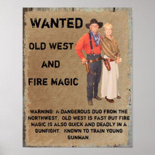 Gunslinger querido do poster do oeste