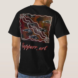 gupparr_art camisa de peixe preto