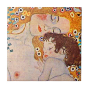 Gustav Klimt Ages, Azulejo de cerâmica para mulhe
