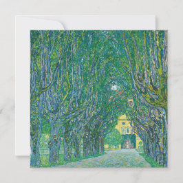 Gustav Klimt Avenue de Schloss Kramer Park Card