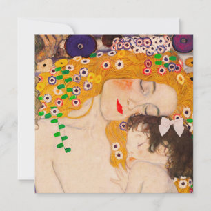 Gustav Klimt - Convite para Mãe e Filho
