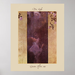 Gustav Klimt Die Liebe (The Love)1895 Poster Impre