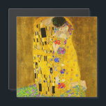 Gustav Klimt é o famoso imã de pintura Beijo<br><div class="desc">Gustav Klimt é o famoso imã de pintura Beijo. Famoso quadro de Gustav Klimt.</div>