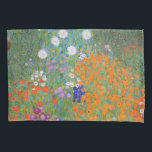 Gustav Klimt Flower Garden Cottage Nature<br><div class="desc">Uma bela pintura de jardim - esta é uma pintura clássica de Gustav Klimt,  chamada Jardim de Algodão,  ou Jardim Bauergarten,  1907,  que é um close up de um jardim floral,  uma pintura floral colorida.</div>