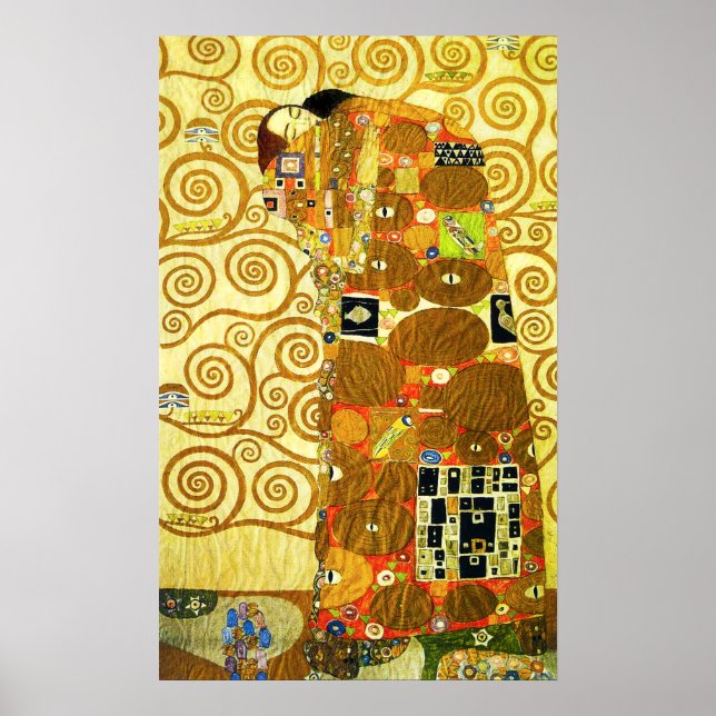 Gustav Klimt Fulfillment Poster (Frente)