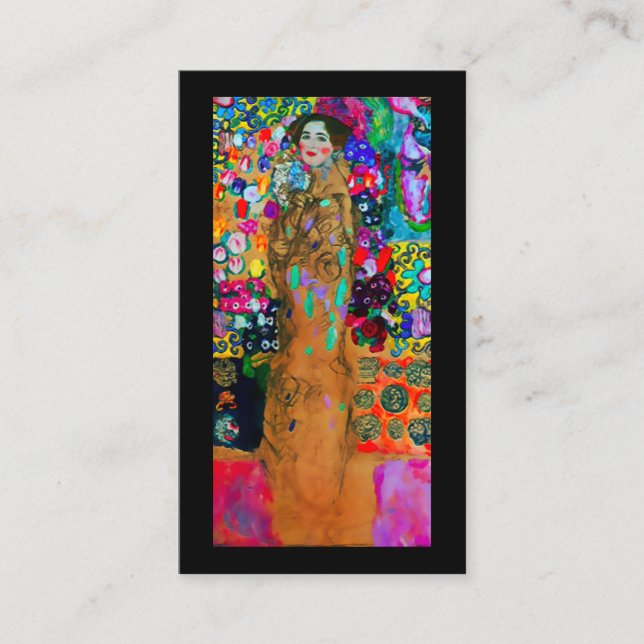 Gustav Klimt Impressão ~ Cartão de visita (Frente)