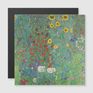 Gustav Klimt - Jardim Rural com Girassóis