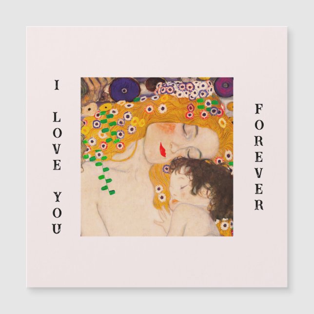 Gustav Klimt - Mother and Child  (Frente)