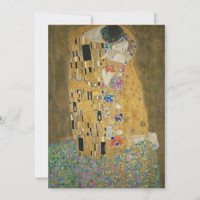 Gustav Klimt - O Beijo (Frente)