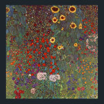 Gustav Klimt Poster ~ Jardim Flor<br><div class="desc">Um pintor simbolista austríaco,  1862-1918,  com um display de flores silvestres.</div>
