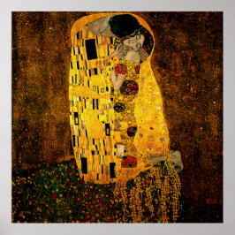 Gustav Klimt Poster O Beijo