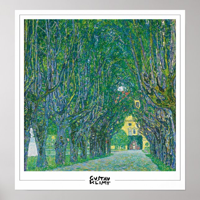Gustav Klimt Zedign Art Poster nº 13 (Frente)