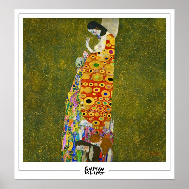 Gustav Klimt Zedign Art Poster nº 4 (Frente)