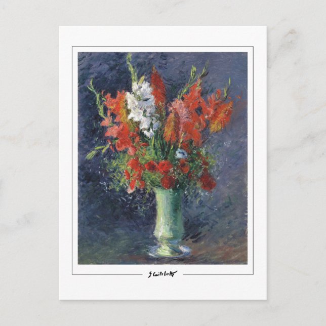 Gustave Caillebotte #154 - Cartão postal de arte f (Frente)