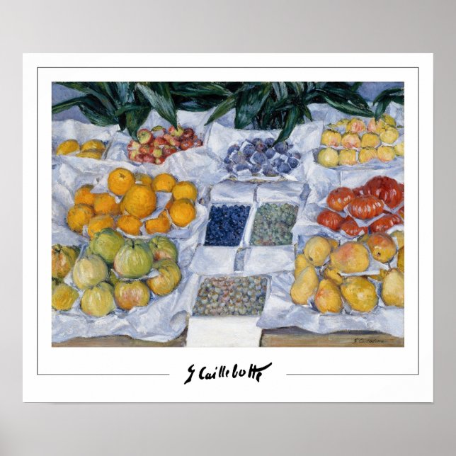 Gustave Caillebotte Zedign Art Poster nº 5 (Frente)