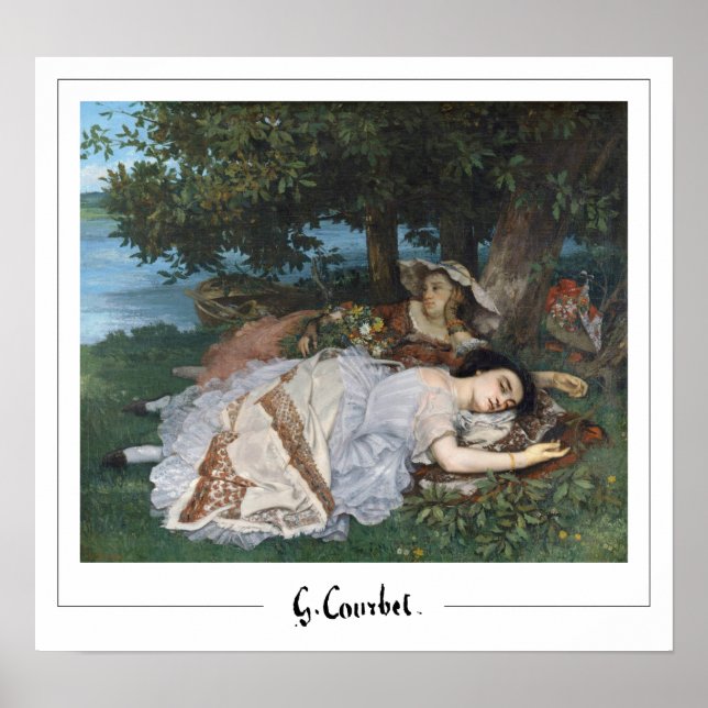 Gustave Courbet Zedign Art Poster nº 93 (Frente)