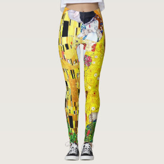 Gustave Klimt "The Kiss" Leggings da Moda