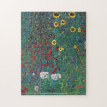 Gustavo Klimt - jardine com quebra-cabeça do lg do<br><div class="desc">Jardine com crucifixo 2 lg por Gustavo Klimt. A grande pintura intitulou o jardim com o crucifixo 2 lg,  feito por Gustavo Klimt.</div>