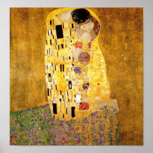 Gustavo Klimt o poster das belas artes do beijo